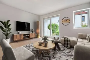 2-Zimmer-Gartenglück mit Stellplatz in Feldmoching: Sofort einziehen!, 80995 München, Erdgeschosswohnung