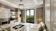 Familienglück vor den Toren Münchens – Neubau-Doppelhaushälfte mit Süd-Garten in Haar - Wohnzimmer