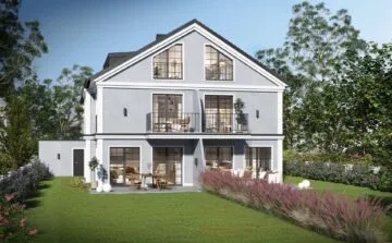 Familienglück vor den Toren Münchens – Neubau-Doppelhaushälfte mit Süd-Garten in Haar, 85540 Haar, Doppelhaushälfte