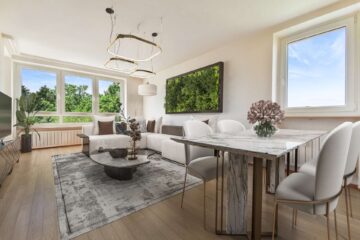 Waldblick-Wohnung mit Aufzug & Potenzial auf 5 Zimmer in Haar, 85540 Haar, Etagenwohnung