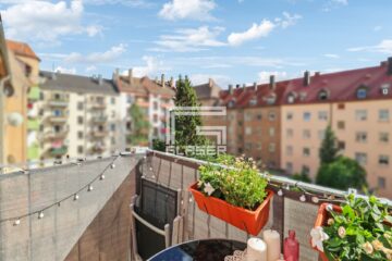 PROVISIONSFREI! Sonnige 2-Zimmer-Wohnung mit Balkon an den Pegnitzauen, 90429 Nürnberg, Wohnung