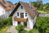 Großzügiges Familien-Domizil mit Süd-Garten in Haar - Außenansicht vom Garten (Süd)