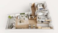 Ruhig & barrierefrei Wohnen am Westfriedhof: 2,5-Zimmer-Wohnung mit Süd-Balkon - Grundriss