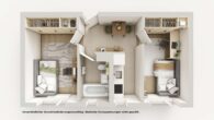 Über den Dächern von Bogenhausen: Sofort verfügbare 2-Zimmer-Wohnung mit Potenzial - Unverbindl. Grundrissänderungsvorschlag